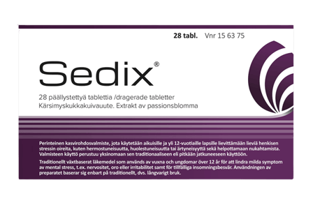 kuva Sedix-tuotteesta